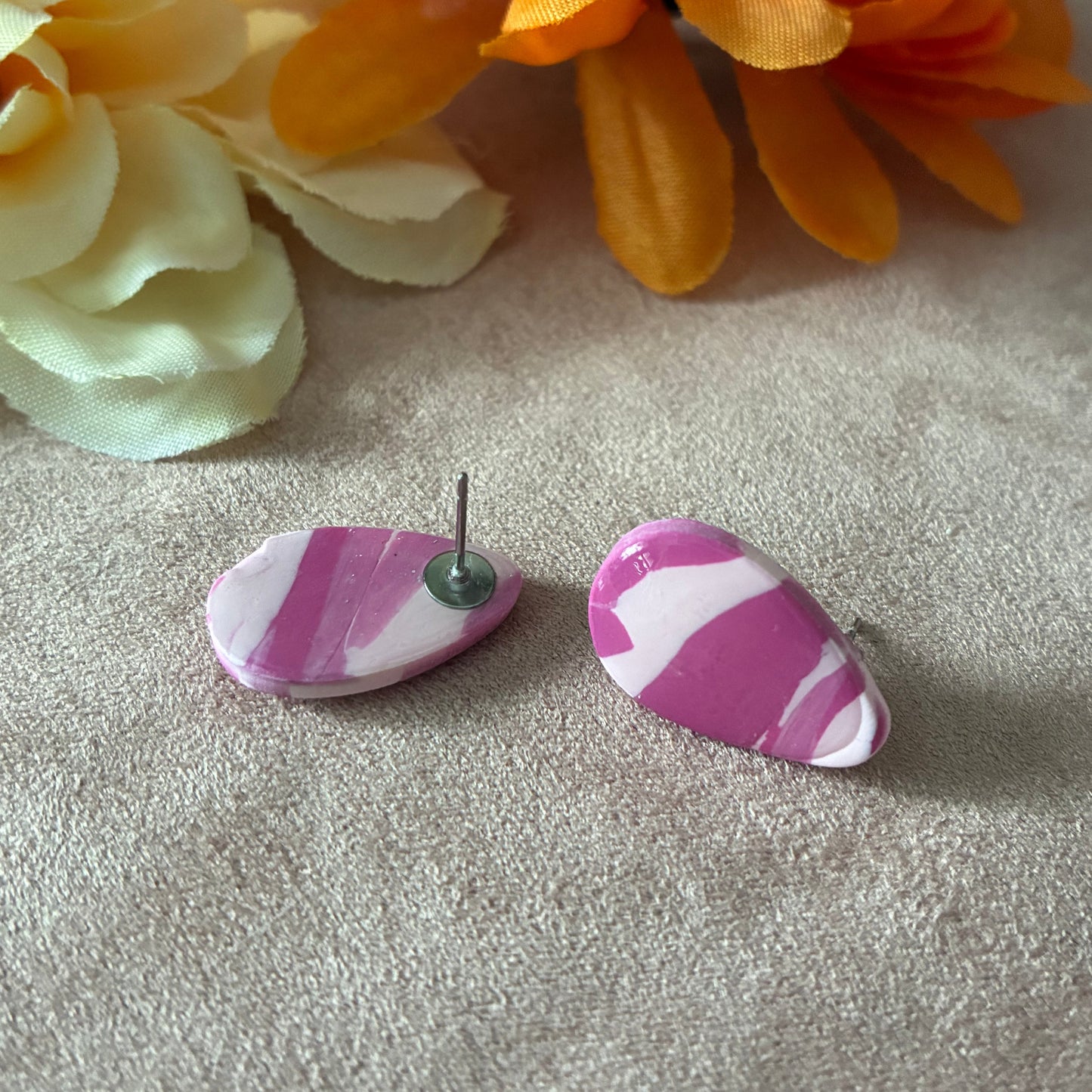 Boucles d'oreilles puces - Violaine