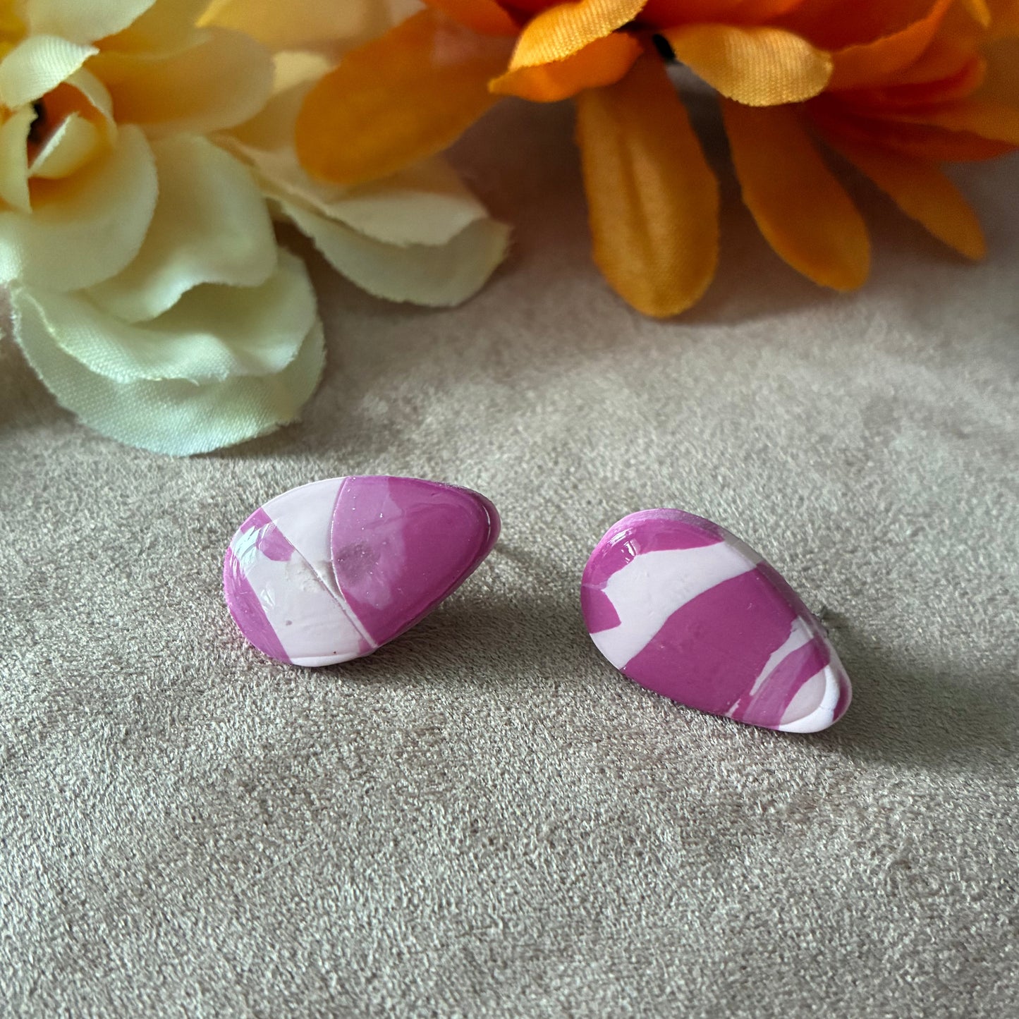 Boucles d'oreilles puces - Violaine